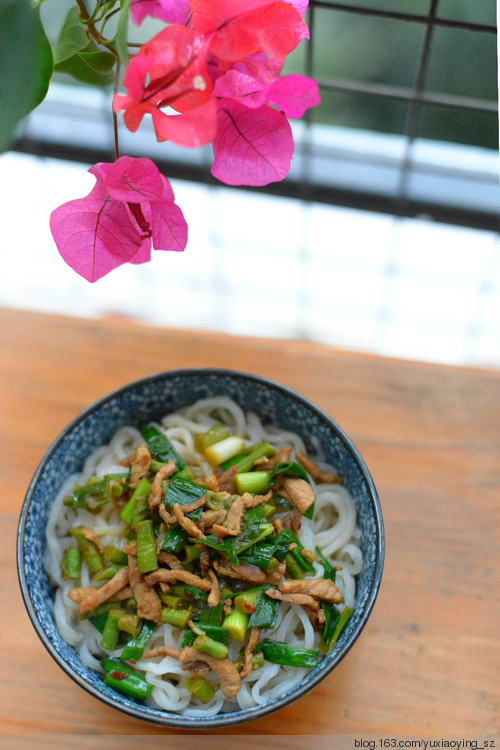 【小鱼美食】 过水面,肉丝豆角卤 - 小鱼滋味 - 小鱼滋味 【小鱼美食】 过水面,肉丝豆角卤 - 小鱼滋味 - 小鱼滋味
