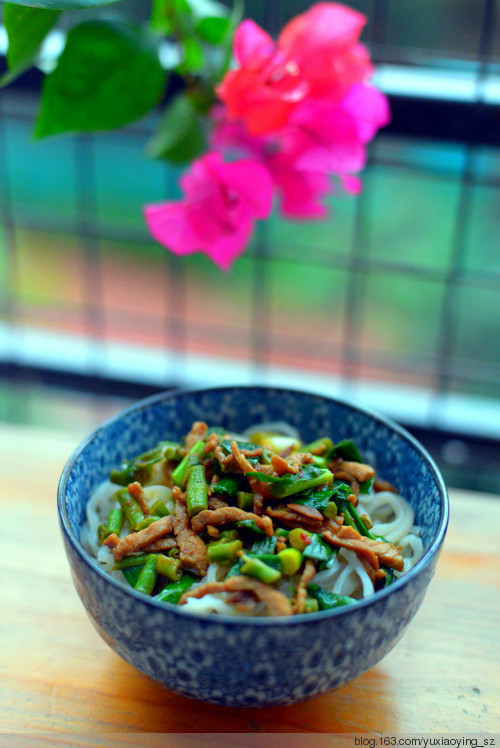 【小鱼美食】 过水面,肉丝豆角卤 - 小鱼滋味 - 小鱼滋味 【小鱼美食】 过水面,肉丝豆角卤 - 小鱼滋味 - 小鱼滋味