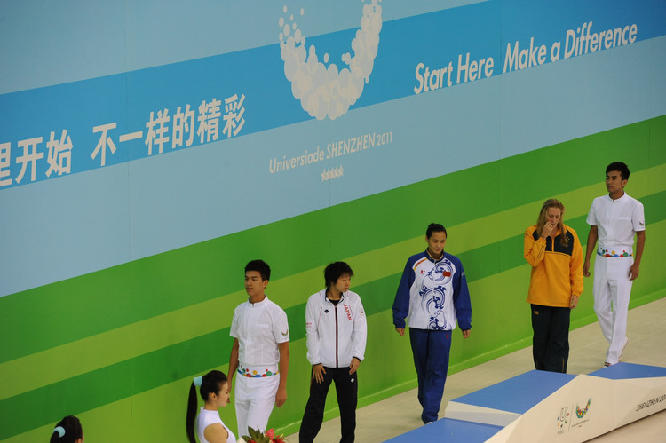 【深圳大运会】女子100米蝶泳决赛 中国陆滢破纪录夺冠 - 小鱼滋味 - 小鱼滋味