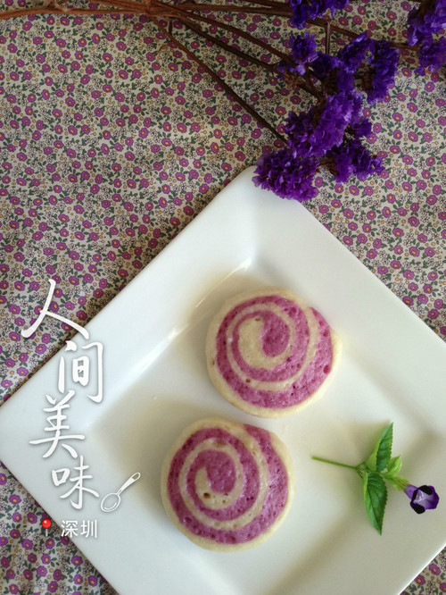【小鱼美食】 紫薯馒头 - 小鱼滋味 - 小鱼滋味